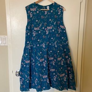 GAP Floral Sleeveless Dress - it has pockets!